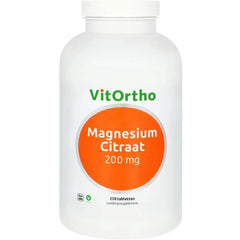 VitOrtho Magnesium citraat 200 mg 250 Tabletten
