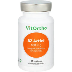 VitOrtho B2 Actief 100 mg 60 Vegetarische capsules