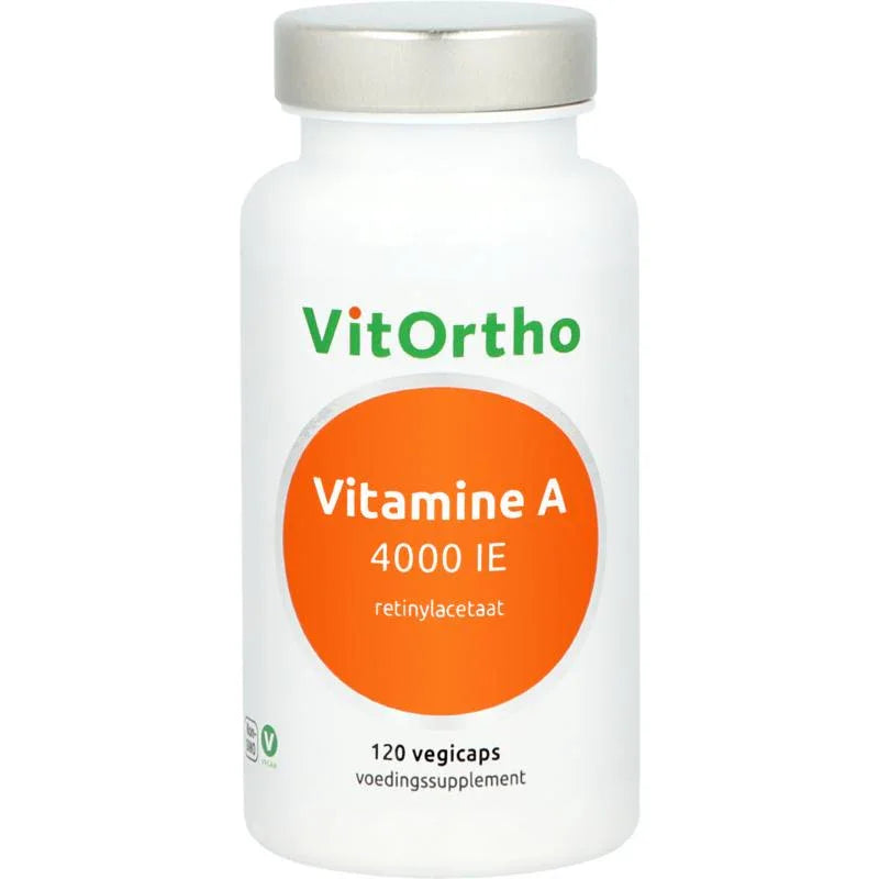 VitOrtho Vitamine A 4000IE 120 Vegetarische capsules