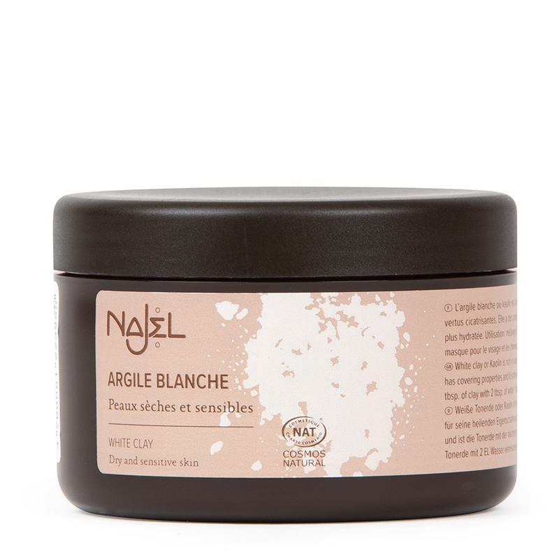 Najel Aleppo Aleppo gezichtsmasker witte klei 90.00 Gram