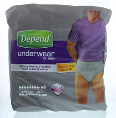 Depend Pants men max maat S/M 1959 10.00 Stuks