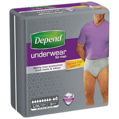 Depend Pants men max maat L/XL 1986 9.00 Stuks