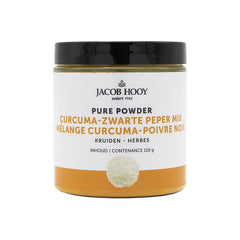 Jacob Hooy Pure Powder curcuma - zwarte peper mix 110.00 Gram