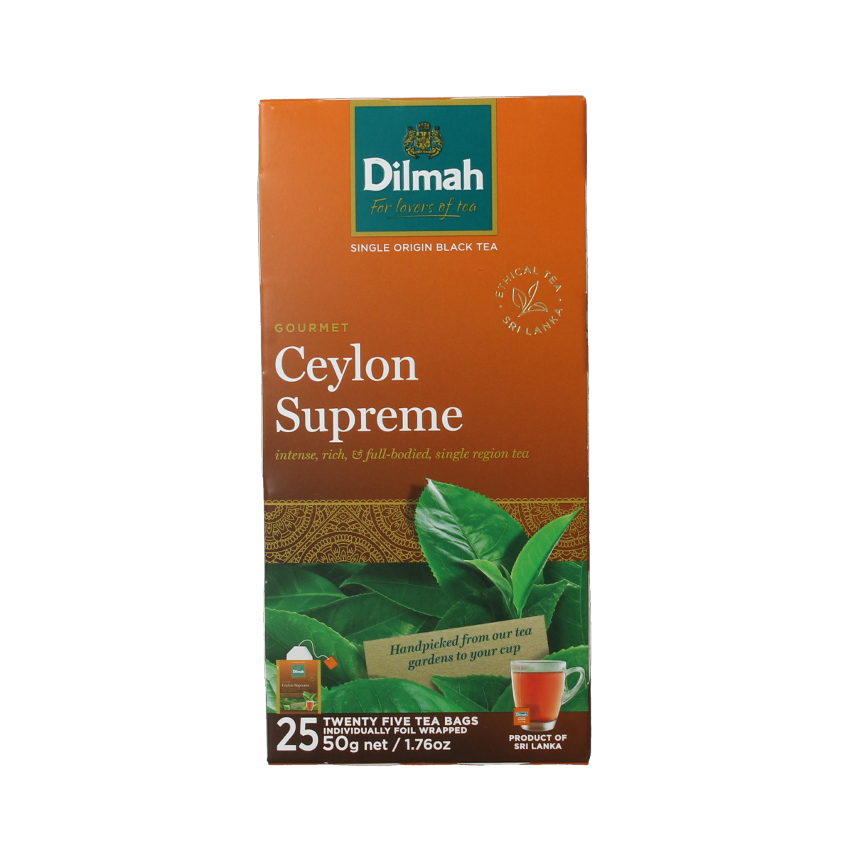Dilmah Ceylon supreme classic 25.00 Zakjes