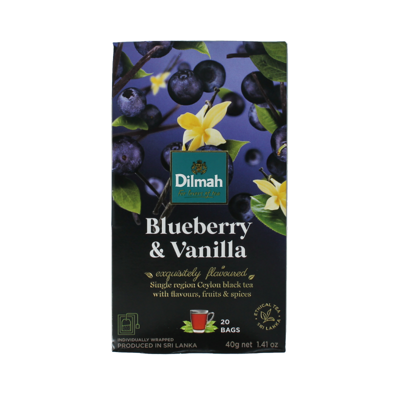 Dilmah Blueberry & vanilla fun tea 20.00 Zakjes