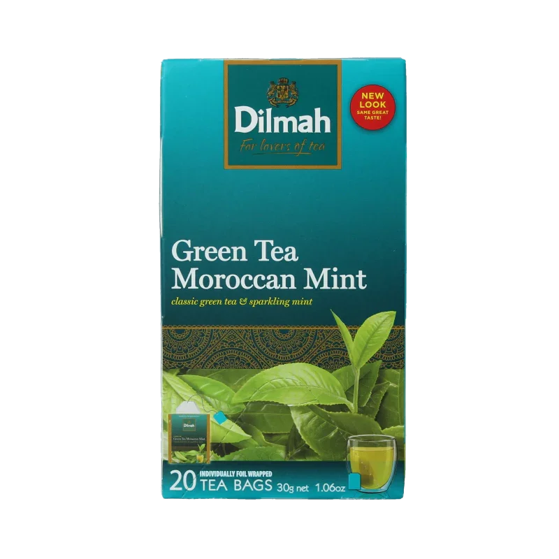 Dilmah Moroccan mint green tea selection 20 Zakjes