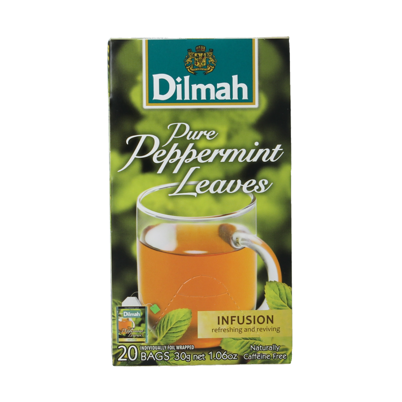 Dilmah Peppermint tea herbal infusion 20 Zakjes