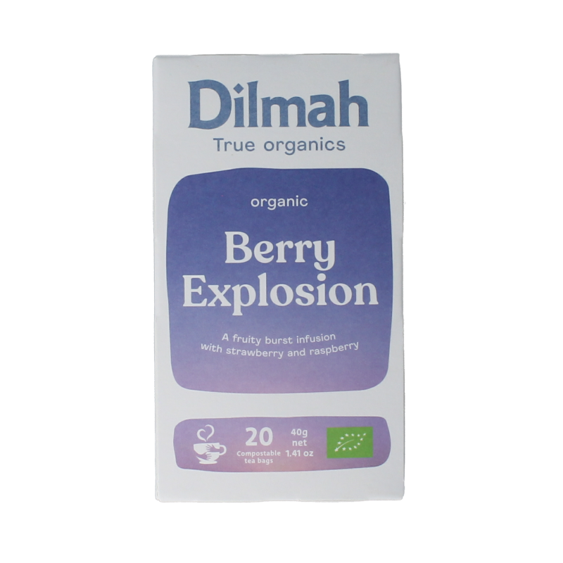 Dilmah Berry explosion tea bio 20 Zakjes
