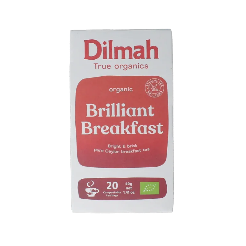 Dilmah Brilliant breakfast tea bio 20 Zakjes
