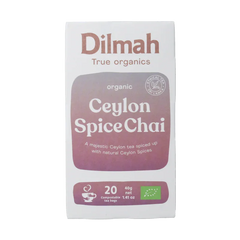 Dilmah Ceylon spice chai tea bio 20 Zakjes