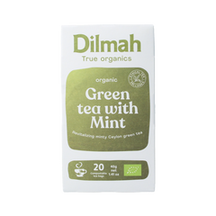 Dilmah Green tea with mint bio 20.00 Zakjes