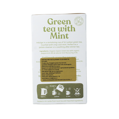 Dilmah Green tea with mint bio 20.00 Zakjes