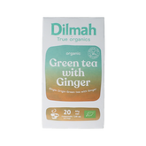 Dilmah Green tea with ginger bio 20.00 Zakjes