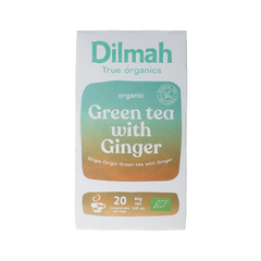 Dilmah Green tea with ginger bio 20 Zakjes