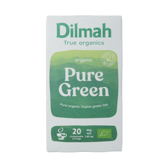 Dilmah Pure ceylon green tea bio 20.00 Zakjes