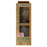 Jack N Jill Silicone finger brush 2 Stuks