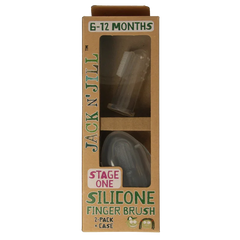 Jack N Jill Silicone finger brush 2 Stuks