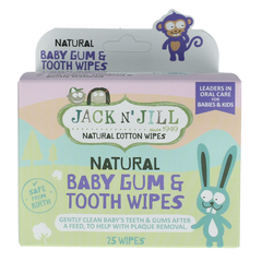 Jack N Jill Natural baby gum & tooth wipes 25.00 Stuks
