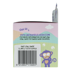 Jack N Jill Natural baby gum & tooth wipes 25 Stuks