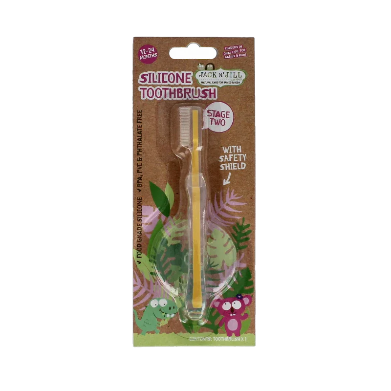Jack N Jill Silicone toothbrush 1 Stuks