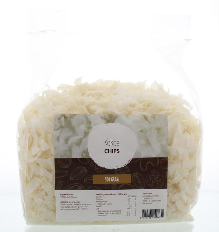 MijnNatuurwinkel Kokos chips naturel 500 Gram
