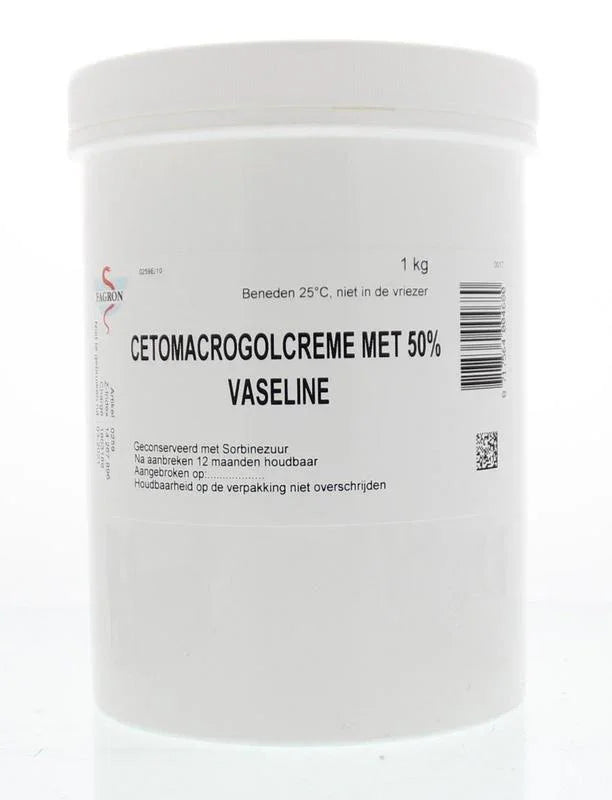 Fagron Cetomacrogol creme 50% vaseline 1 Kilogram