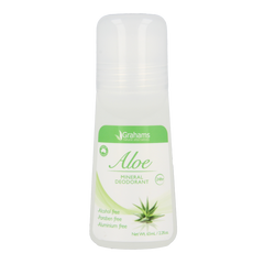 Grahams Deodorant mineral aloe 65.00 Milliliter