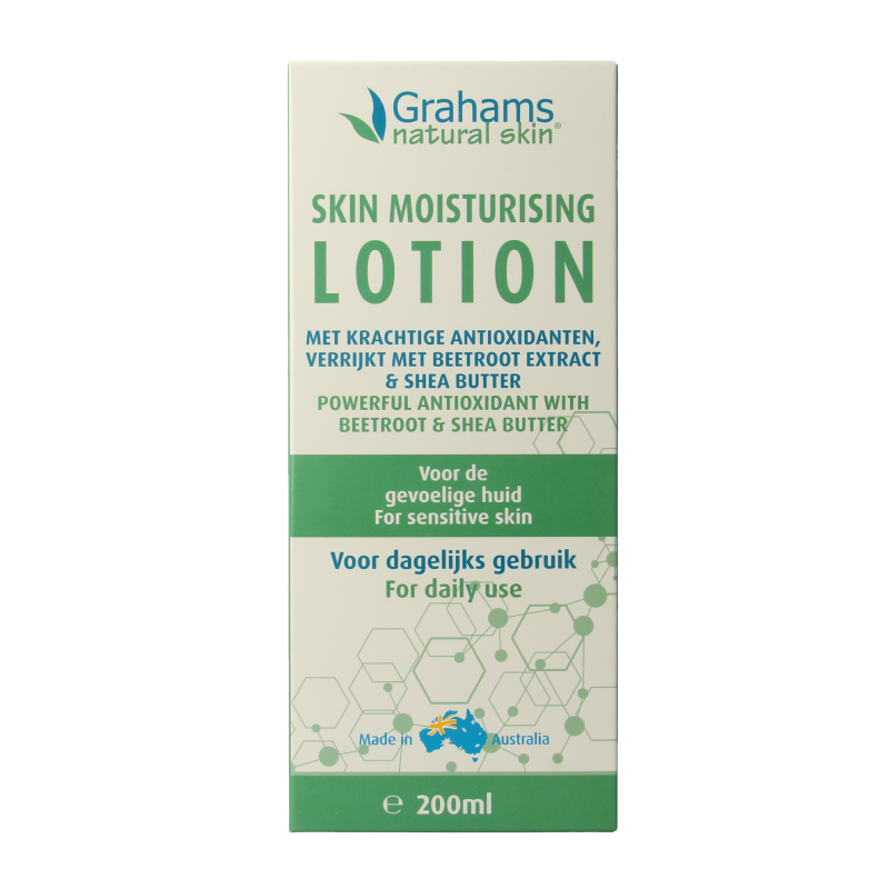 Grahams Skin moisturizing lotion 200 Milliliter