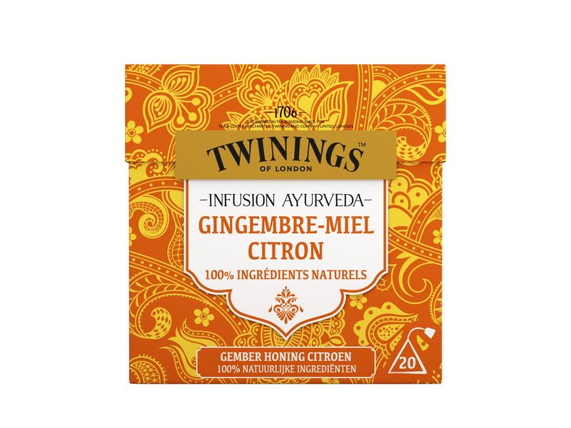 Twinings Ayurveda gember honing citroen 20 Zakjes