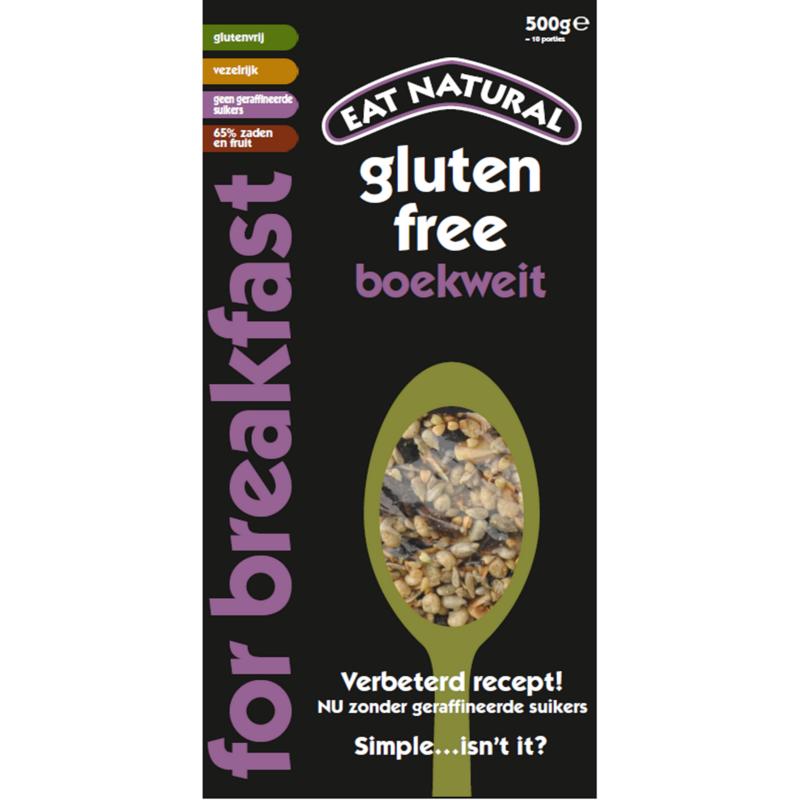 Eat Natural Breakfast boekweit glutenvrij 500 Gram
