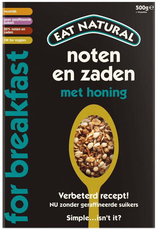 Eat Natural Breakfast noten & zaden 500 Gram