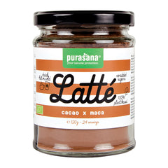 Purasana Latte cacao maca vegan bio 120 Gram