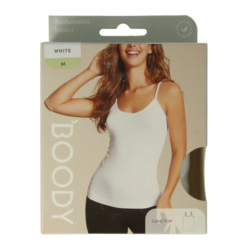 Boody Cami top wit M 1 Stuks