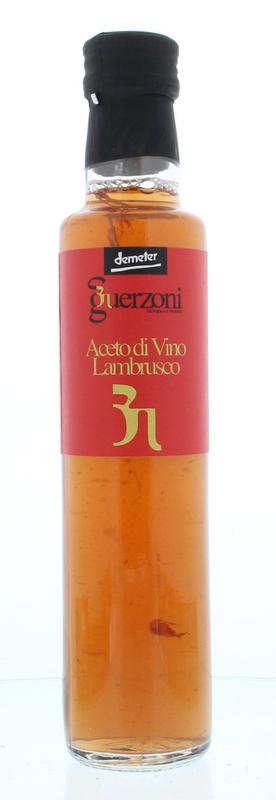 Guerzoni Rossano aceto di vino ros demeter bio 250 Milliliter