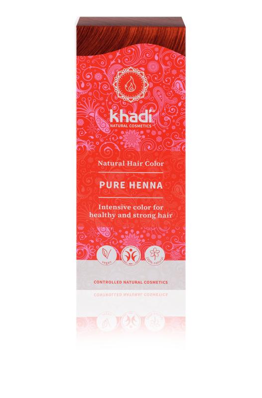 Khadi Haarkleur pure henna 100.00 Gram