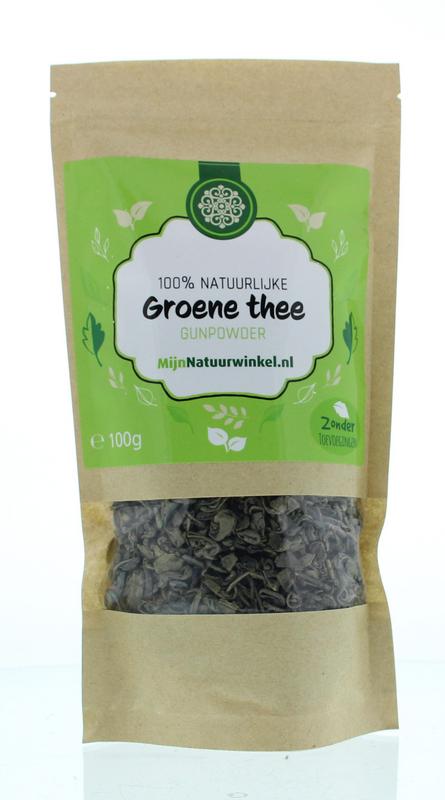 MijnNatuurwinkel Groene thee gunpowder 100 Gram