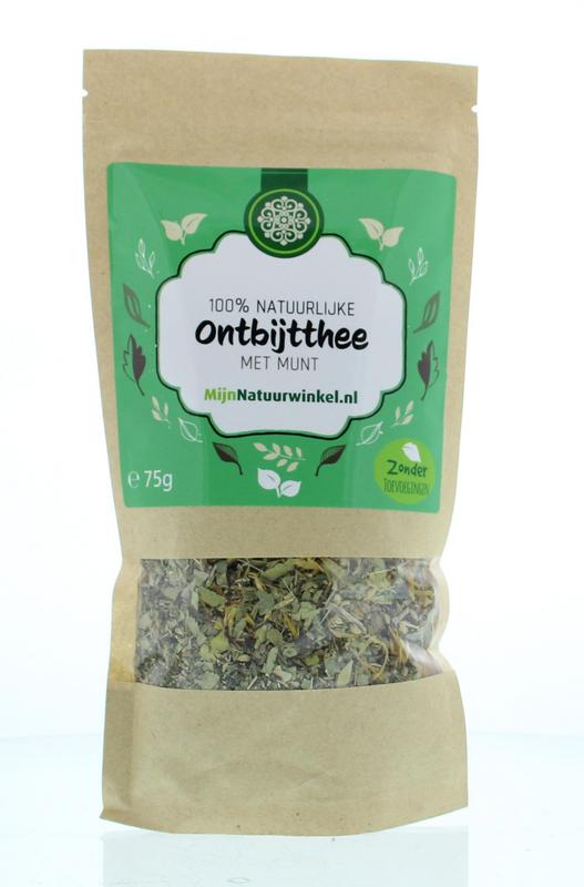 MijnNatuurwinkel Ontbijt thee met munt 75 Gram