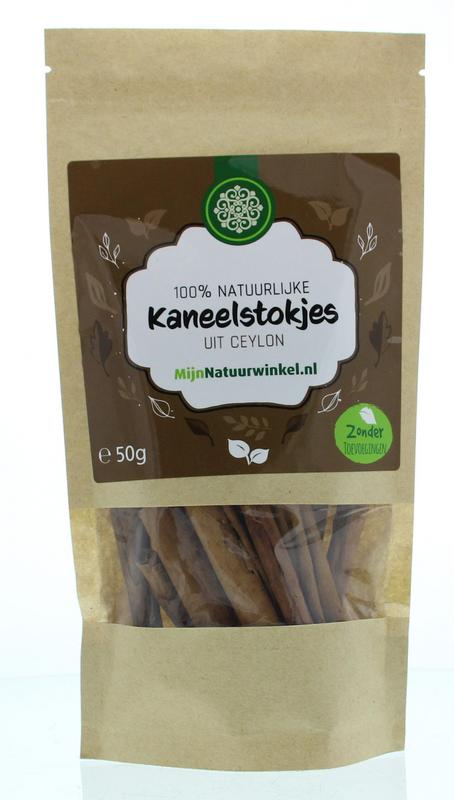 MijnNatuurwinkel Kaneelstokjes uit Ceylon 50.00 Gram