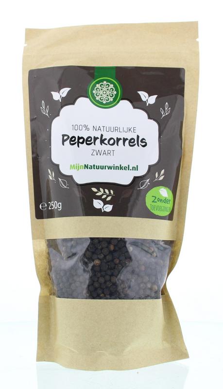 MijnNatuurwinkel Peperkorrels zwart 250.00 Gram