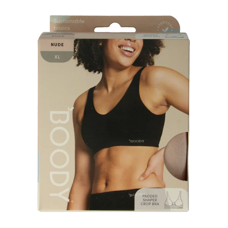 Boody Padded shaper crop bh blush XL 1 Stuks