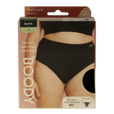 Boody Menstruatieondergoed tailleslip zwart licht/norm M 1 Stuks
