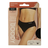 Boody Menstruatieondergoed bikinislip zwart norm/hevigXS 1 Stuks