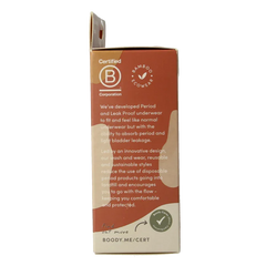 Boody Menstruatieondergoed bikinislip zwart norm/hevigXS 1 Stuks