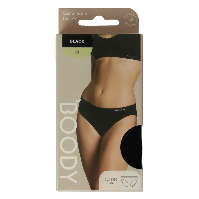 Booby Bikinislip classic zwart medium 1 Stuks