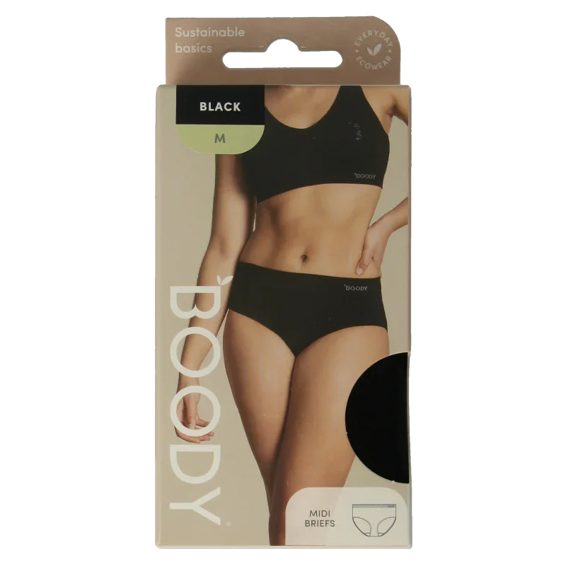 Boody Midi heupslip zwart M 1 Stuks