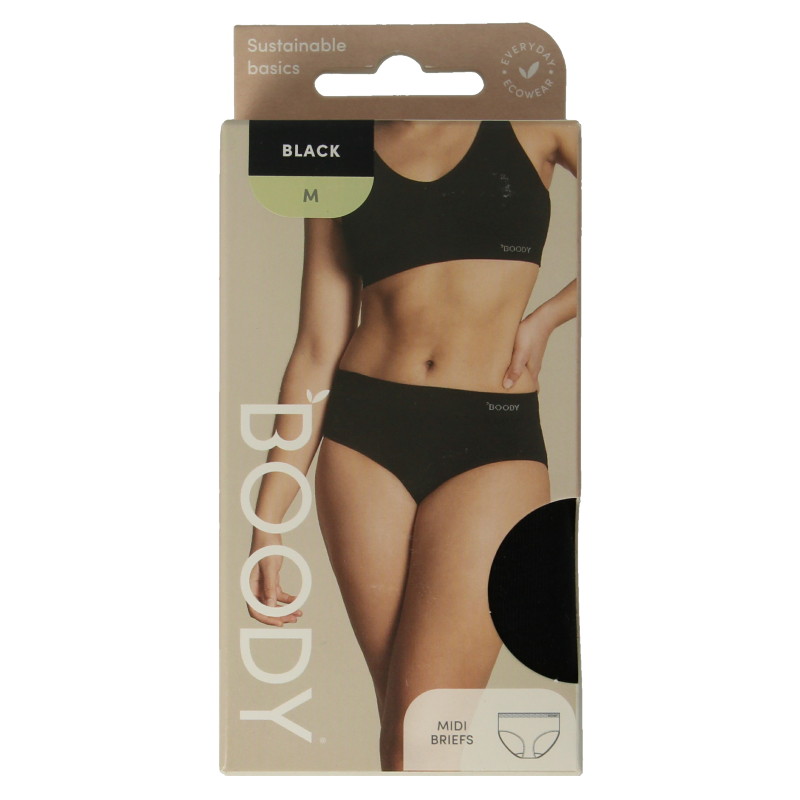 Boody Midi heupslip zwart M 1 Stuks