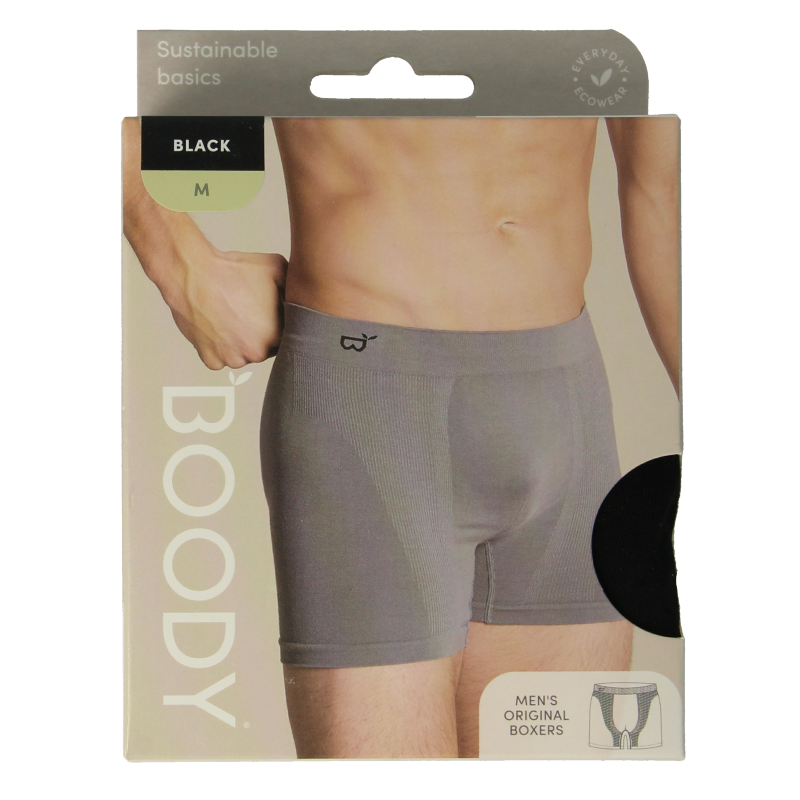 Boody Herenboxer zwart M 1 Stuks