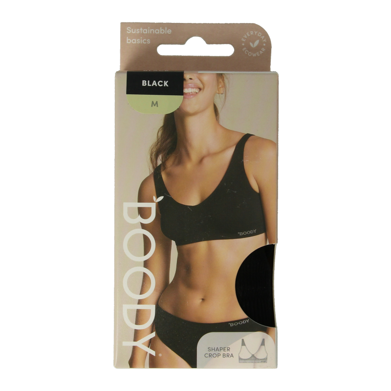 Boody Shaper crop bh zwart M 1 Stuks