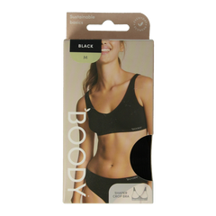 Boody Shaper crop bh zwart M 1 Stuks