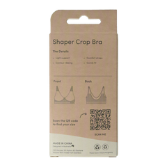 Boody Shaper crop bh zwart M 1 Stuks